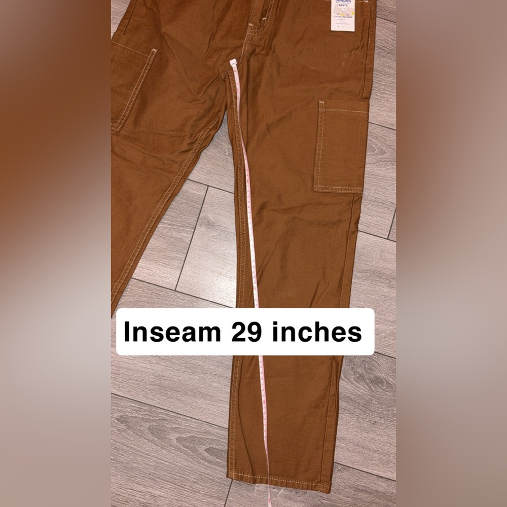 Denizen Levi’s Utility 90’s Loose Straight Sz 4/27 New W Tags Mid Rise Comfort - Picture 7 of 10
